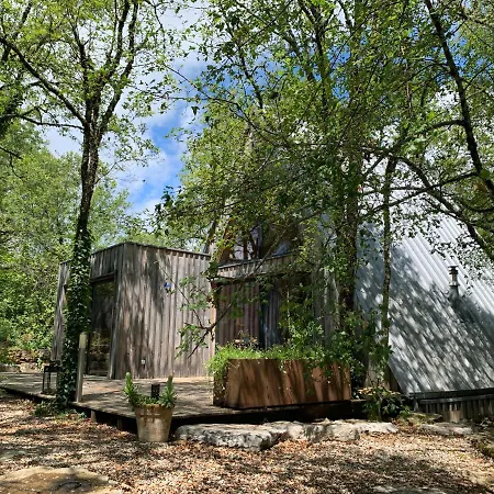 Les Trigones Du Causse - Maison Insolite Avec Acces Piscine Libre Independant